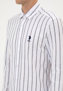 Erkek Beyaz Uzun Kollu Gömlek - 50316563014