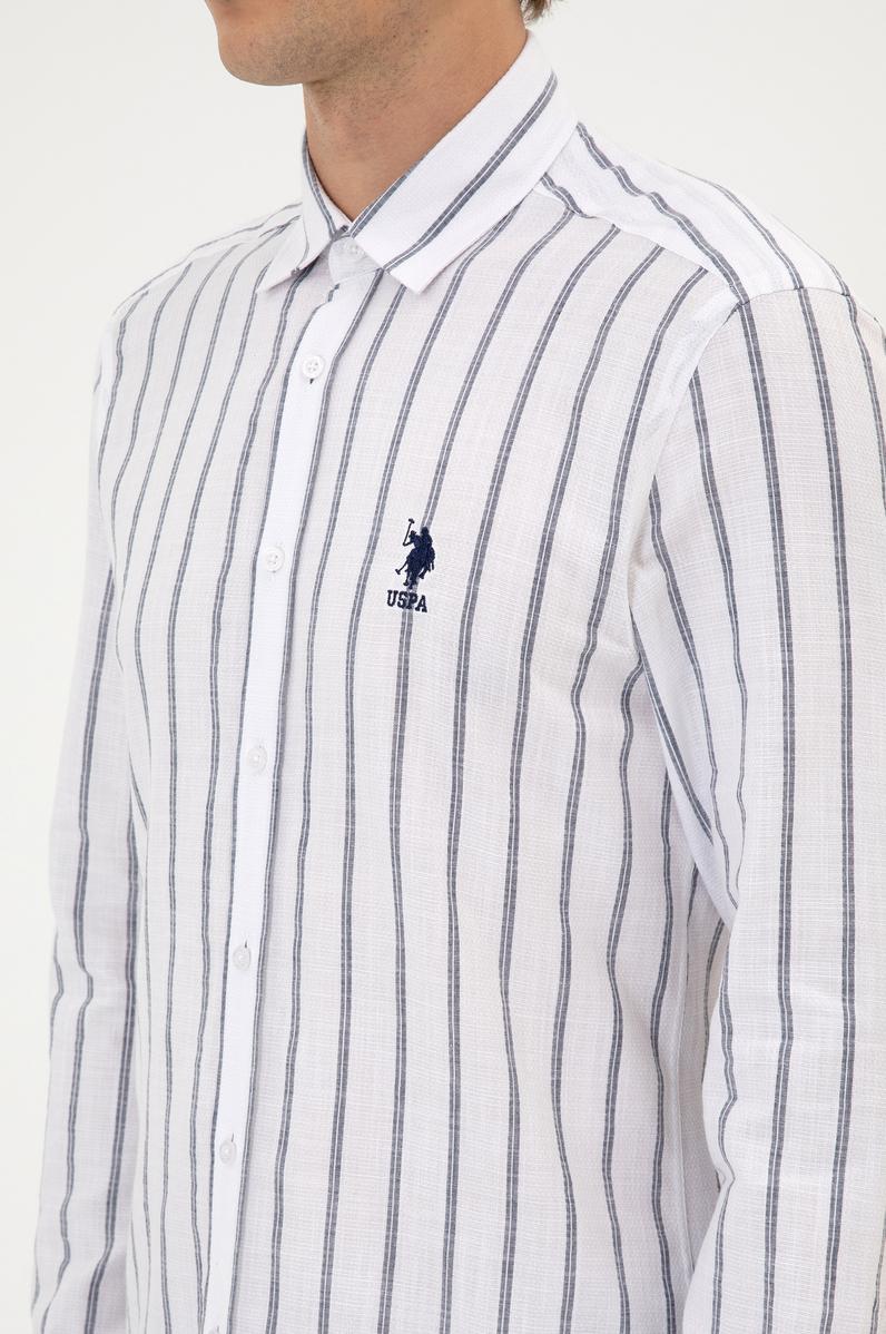 Erkek Beyaz Uzun Kollu Gömlek