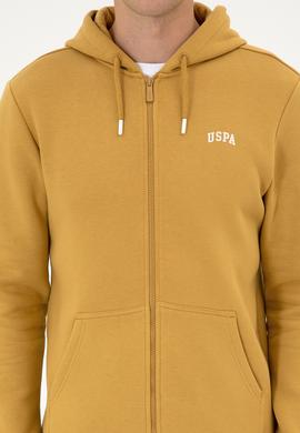 Erkek Regular Fit Hardal Şardonlu Örme Hırka - 50313755153