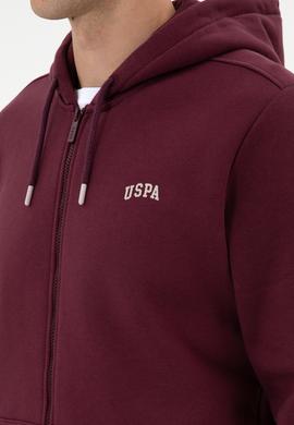 Erkek Regular Fit Koyu Bordo Şardonlu Örme Hırka - 50313755091