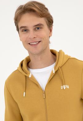 Erkek Regular Fit Hardal Şardonlu Örme Hırka - 50313755153