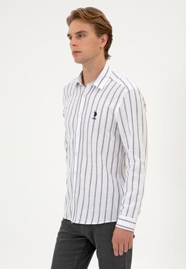 Erkek Beyaz Uzun Kollu Gömlek - 50316563014