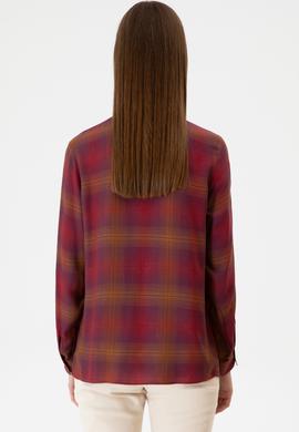 Kadın Pembe Uzun Kollu Gömlek - 50309035012