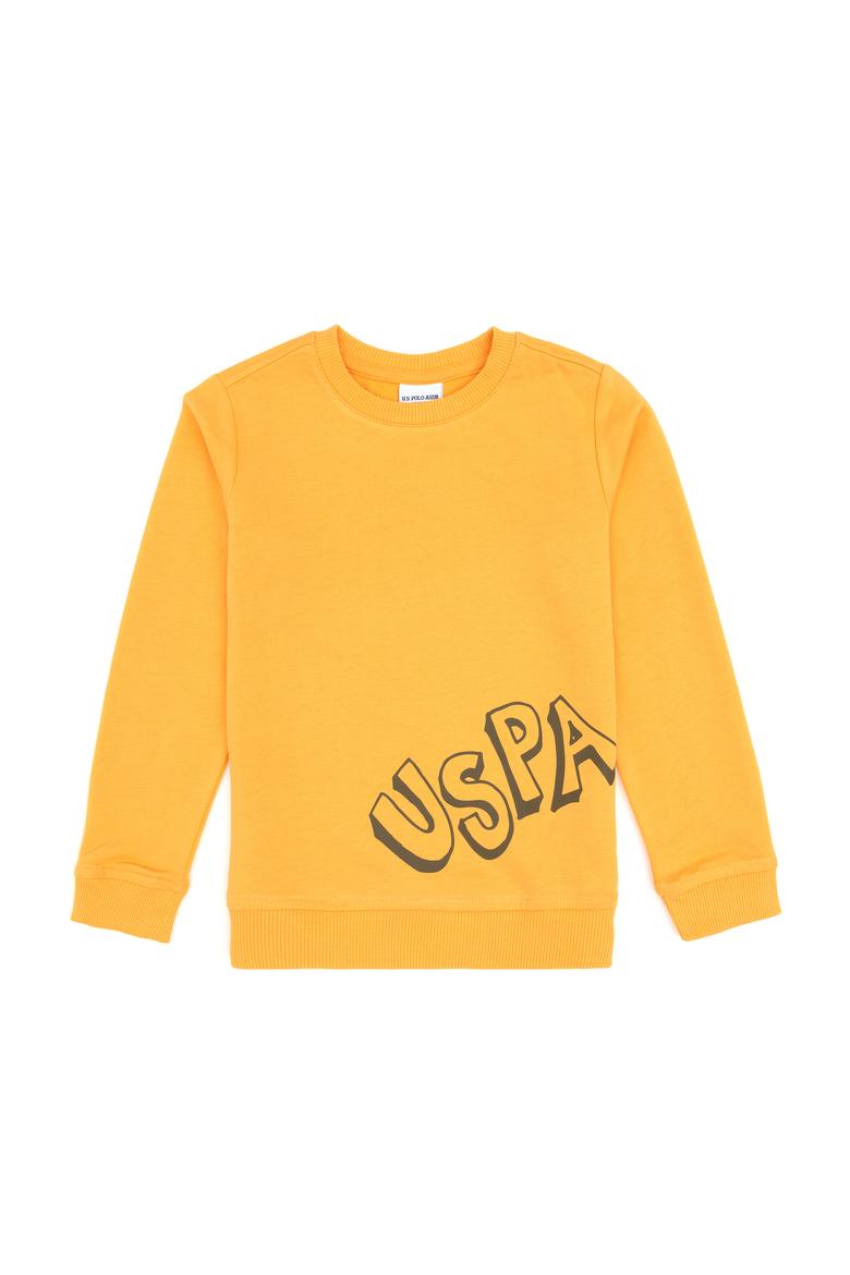 Erkek Çocuk Mango Bisiklet Yaka Basic Sweatshirt