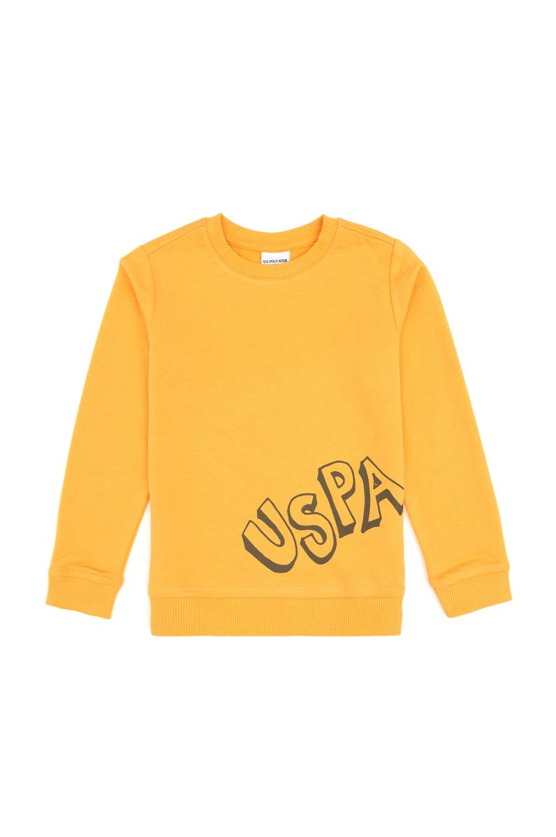 Erkek Çocuk Mango Bisiklet Yaka Basic Sweatshirt