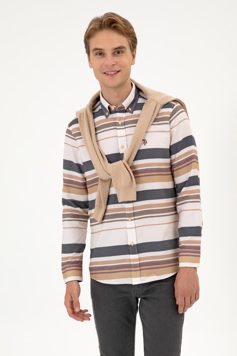 Erkek Camel Uzun Kollu Gömlek - 50316666006