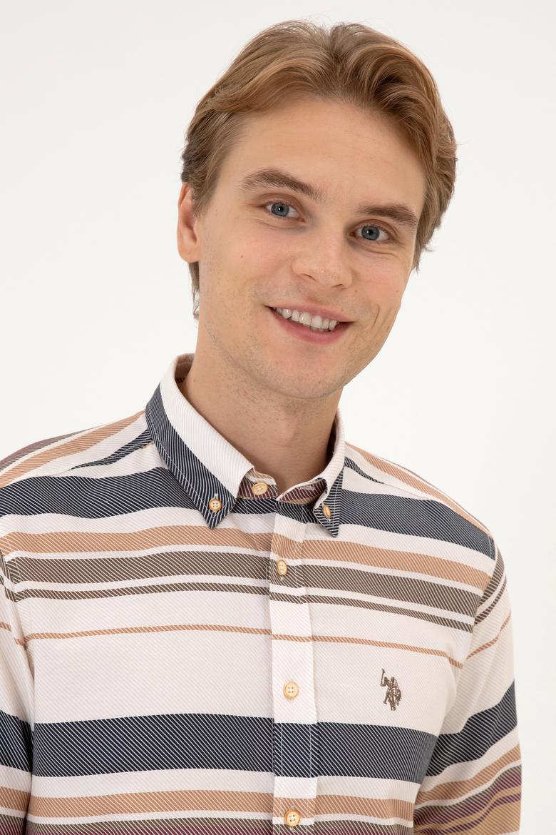 Erkek Camel Uzun Kollu Gömlek - 50316666006