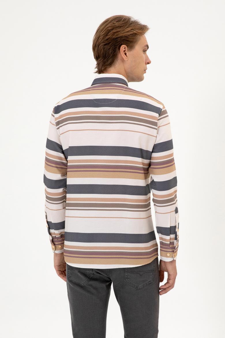 Erkek Camel Uzun Kollu Gömlek - 50316666006