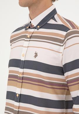 Erkek Camel Uzun Kollu Gömlek - 50316666006