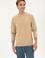 Erkek Regular Fit Bisiklet Yaka Kum İnce Basic Sweatshirt