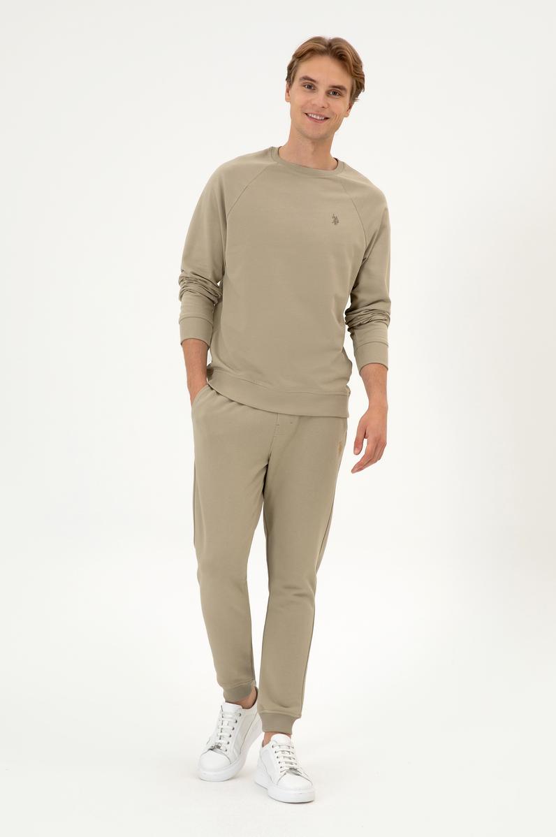 Erkek Açık Haki Eşofman Altı