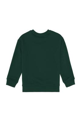 Erkek Çocuk Koyu Yeşil Bisiklet Yaka Sweatshirt - 50313843021