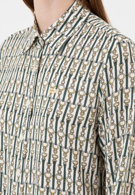 Kadın Beyaz Uzun Kollu Gömlek - 50316381010