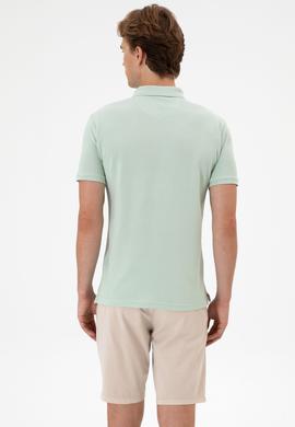 Erkek Su Yeşili Basic Tişört - 50298041291