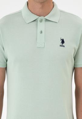 Erkek Su Yeşili Basic Tişört - 50298041291