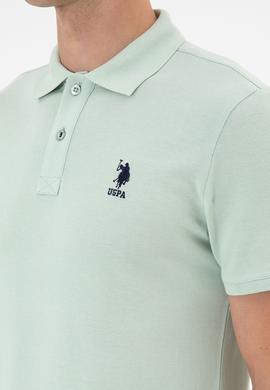 Erkek Su Yeşili Basic Tişört - 50298041291