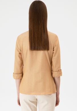Kadın Camel Uzun Kollu Basic Gömlek - 50316711034