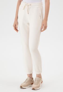 Kadın Krem Şardonlu Jogger Eşofman Altı - 50313581029