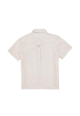 Erkek Çocuk Krem Kısa Kollu Gömlek - 50300416002