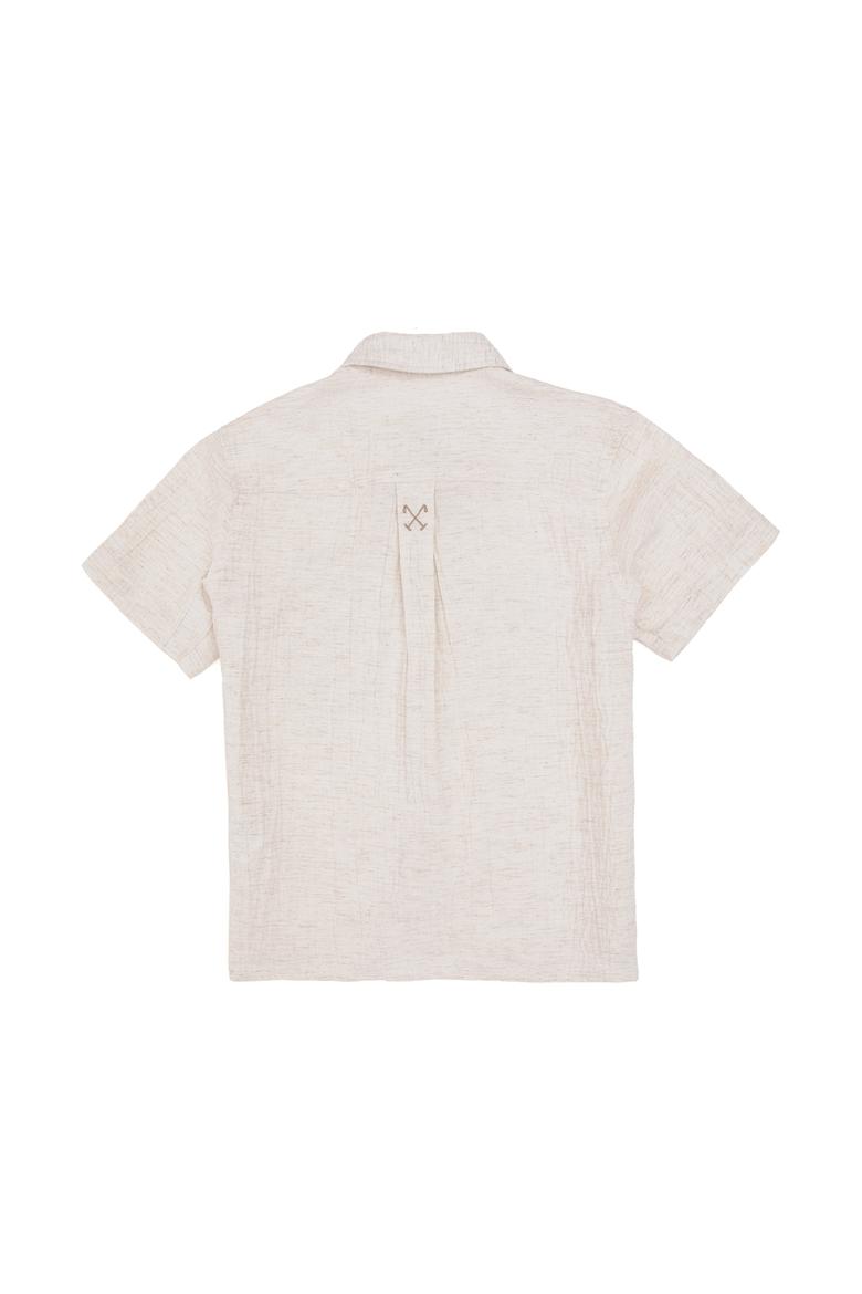 Erkek Çocuk Krem Kısa Kollu Gömlek - 50300416002