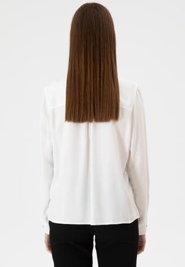 Kadın Beyaz Uzun Kollu Gömlek - 50316412018