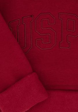 Kız Çocuk Koyu Frambuaz Kapüşonlu Şardonlu Basic Sweatshirt - 50314311067