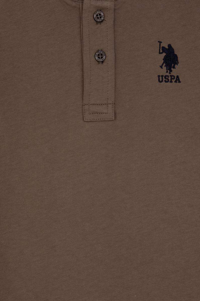 Erkek Çocuk Vizon Bisiklet Yaka Sweatshirt