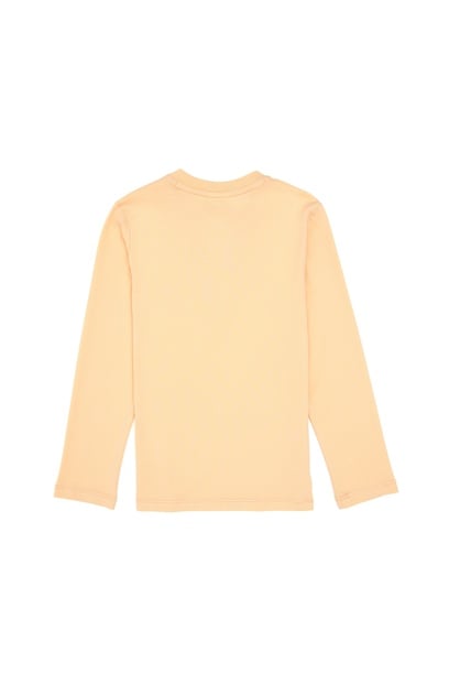 Erkek Çocuk Ekru Bisiklet Yaka Sweatshirt