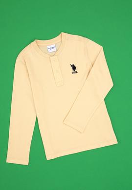 Erkek Çocuk Ekru Bisiklet Yaka Sweatshirt - 50314909034