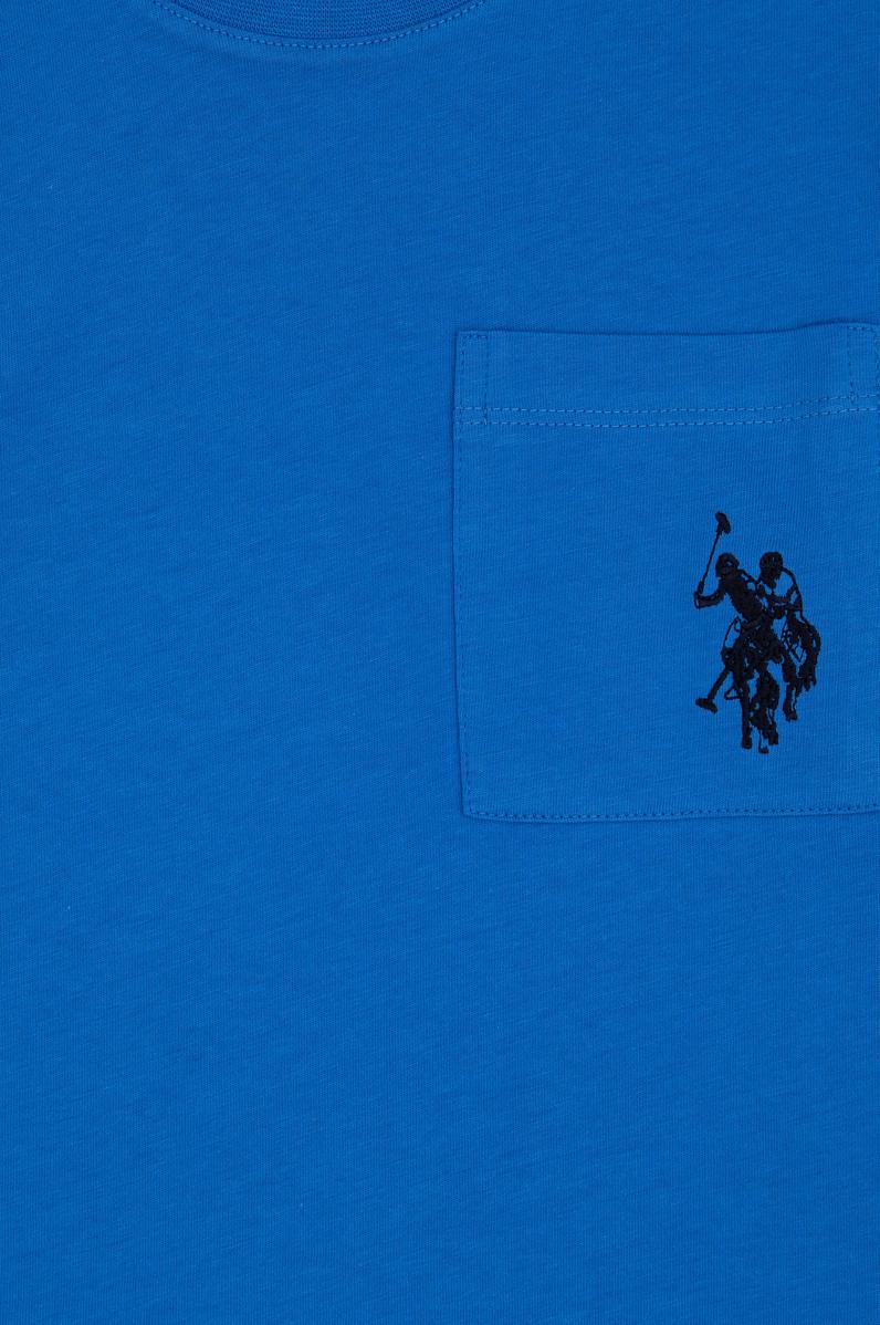 Erkek Çocuk Koyu Mavi Bisiklet Yaka Sweatshirt