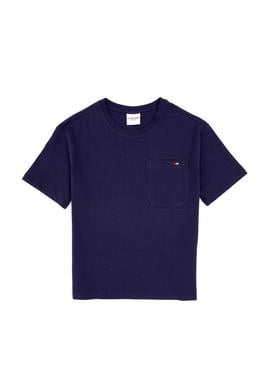 Erkek Çocuk Mürdüm Bisiklet Yaka Tişört - 50314946111