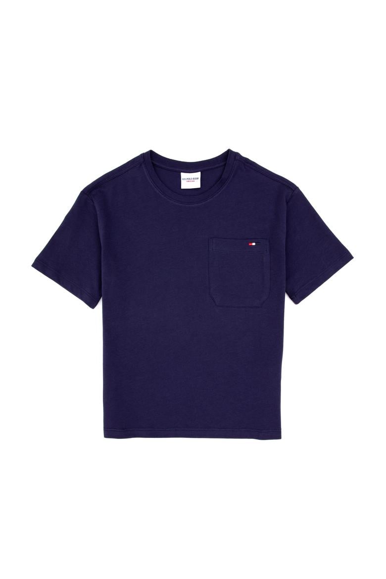 Erkek Çocuk Mürdüm Bisiklet Yaka Tişört