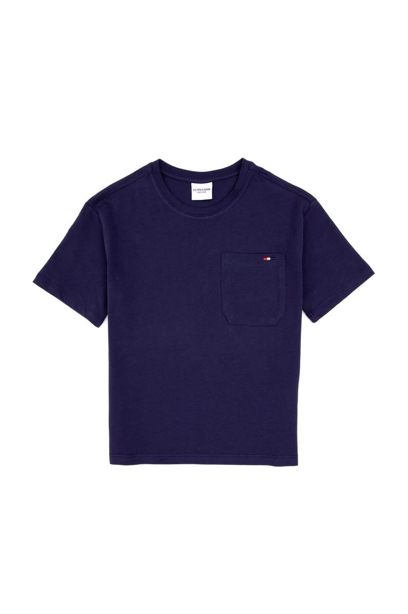 Erkek Çocuk Mürdüm Bisiklet Yaka Tişört