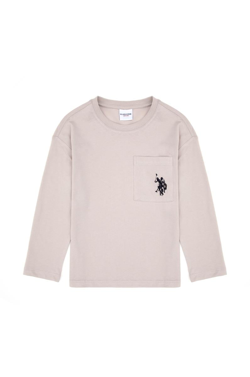 Erkek Çocuk Taş Bisiklet Yaka Sweatshirt