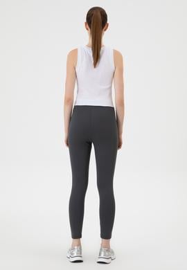 Kadın Antrasit Yüksek Bel Toparlayıcı Günlük Tayt - 50314365025