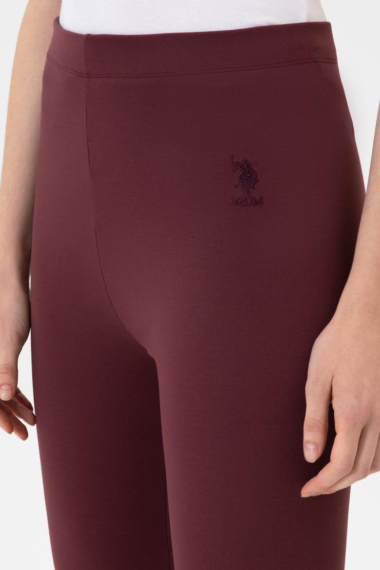 Kadın Bordo Yüksek Bel Toparlayıcı Günlük Tayt - 50314365032