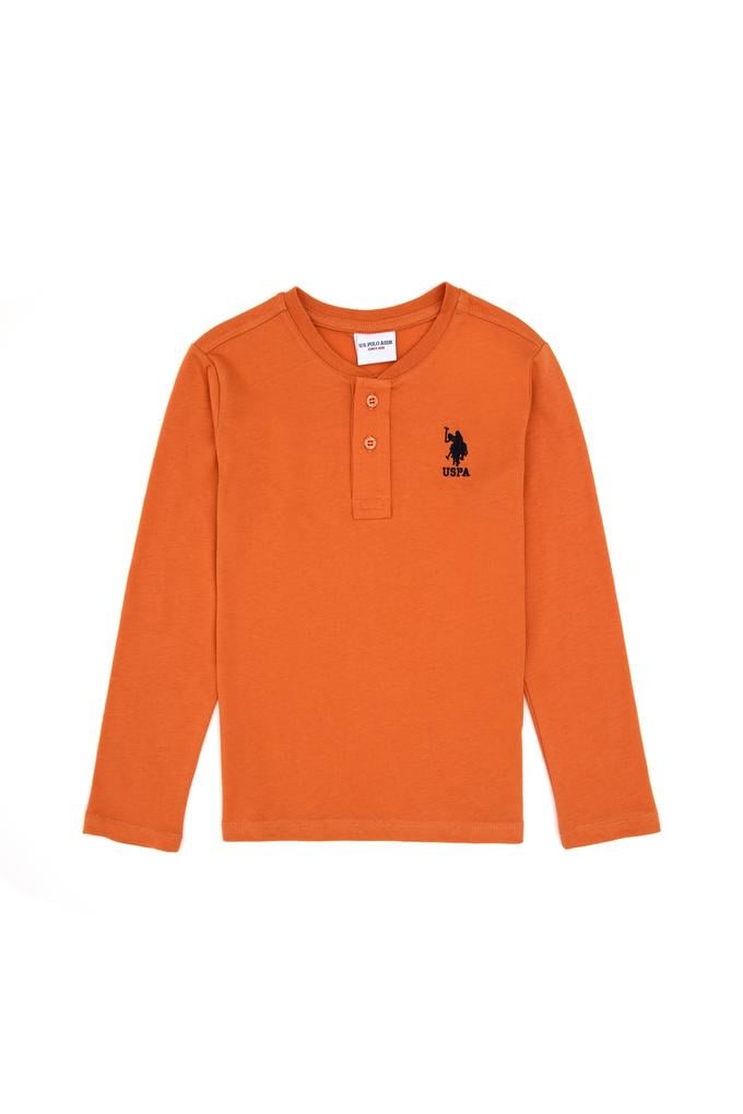 Erkek Çocuk Bakır Bisiklet Yaka Sweatshirt