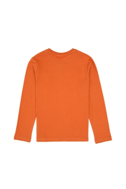 Erkek Çocuk Bakır Bisiklet Yaka Sweatshirt
