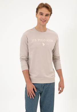 Erkek Regular Fit Bisiklet Yaka Taş İnce Basic Sweatshirt - 50313743036