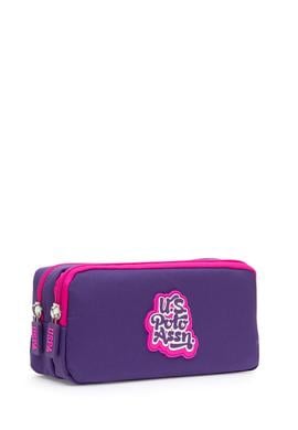 Kız Çocuk Mor Çift Gözlü Kalemlik - 50315240001