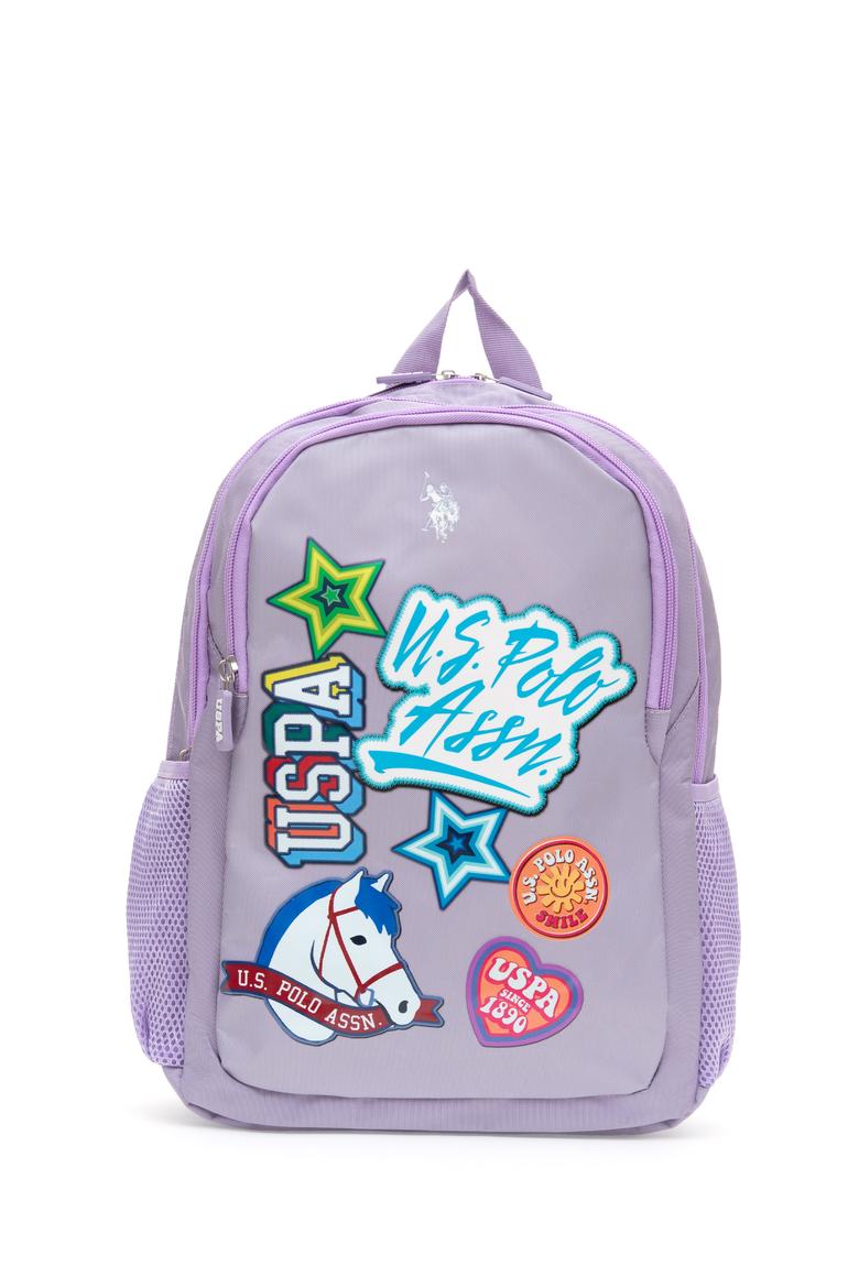 Kız Çocuk Lila Grafik Baskılı Okul Çantası - 50315133001