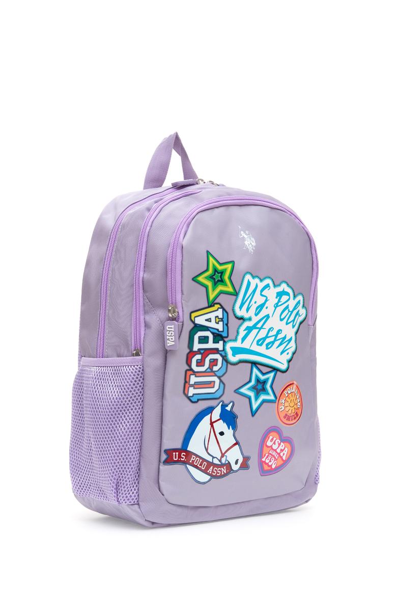 Kız Çocuk Lila Grafik Baskılı Okul Çantası - 50315133001