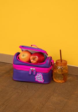 Kız Çocuk Mor Çift Gözlü Beslenme Çantası - 50315109001
