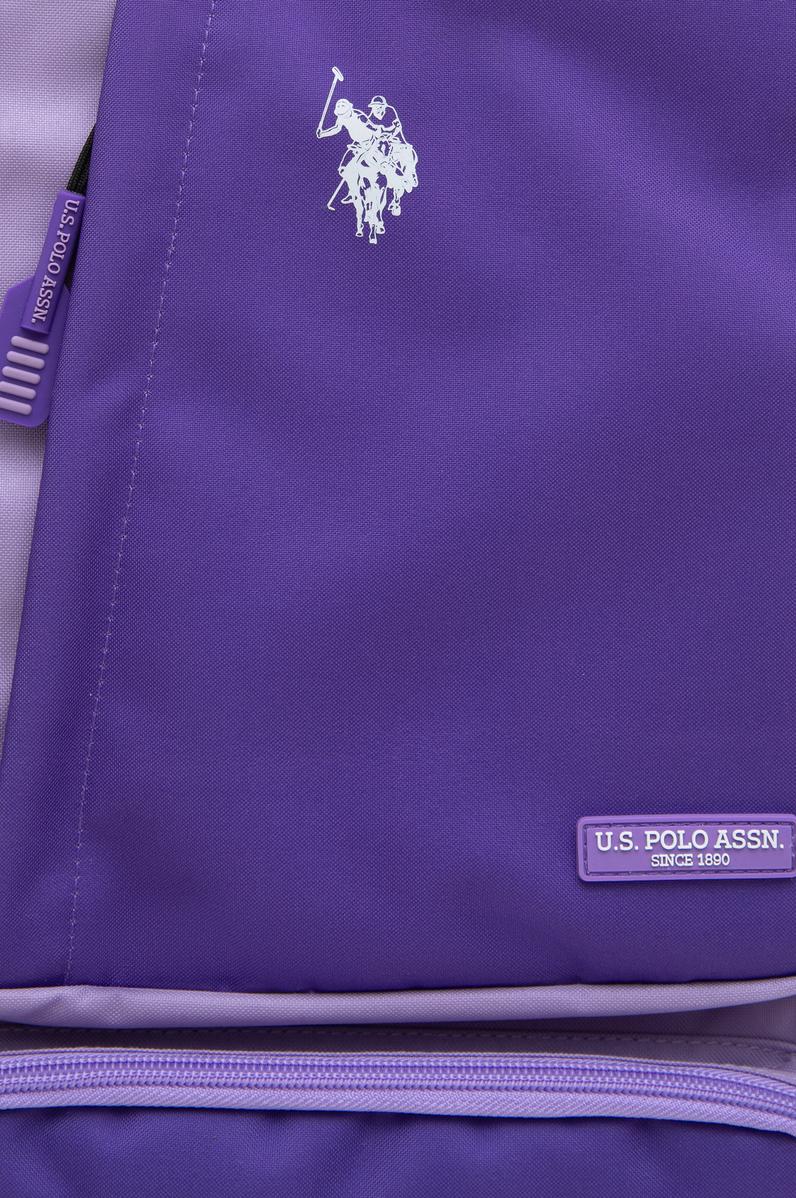 Kız Çocuk Mor Blok Renkli Okul Çantası