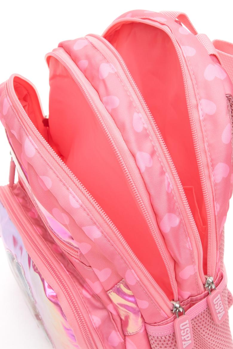 Kız Çocuk Pembe Parlak Çok Gözlü Okul Çantası - 50315126001