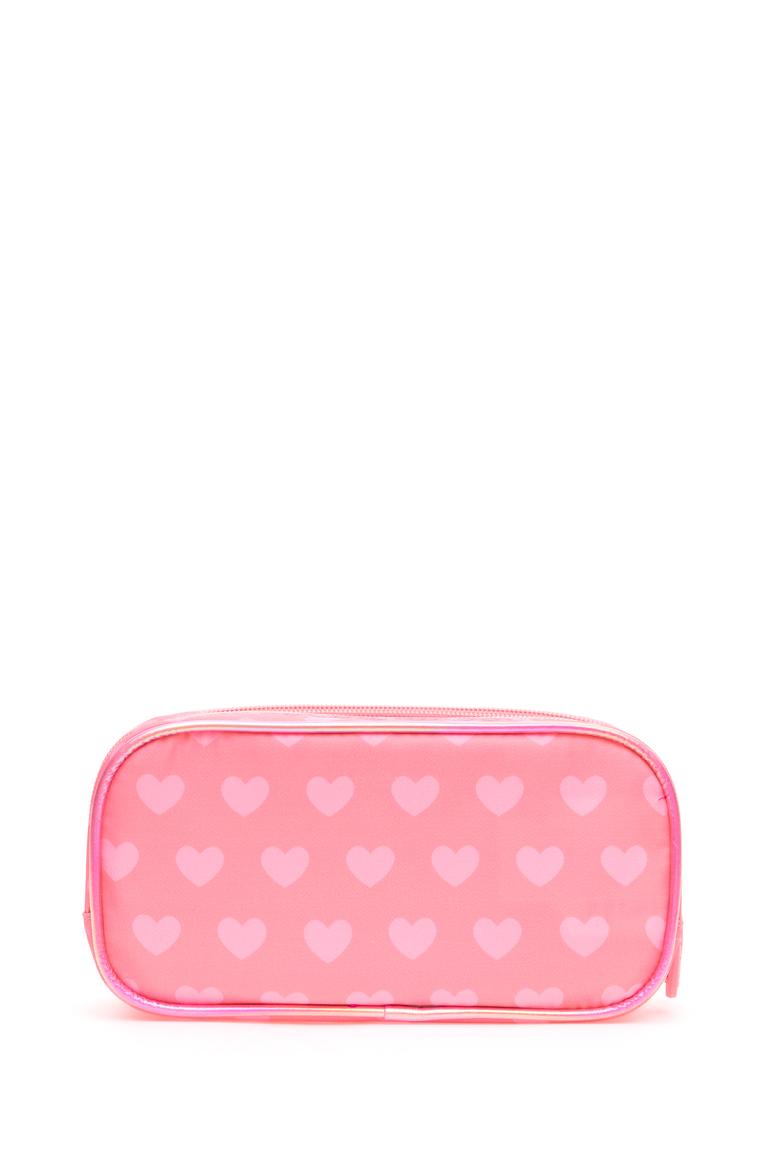 Kız Çocuk Pembe Çift Gözlü Parlak Kalemlik - 50315148001