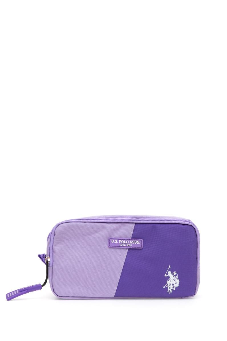 Kız Çocuk Mor Blok Renkli Çift Gözlü Kalemlik