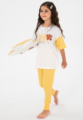 Kız Çocuk Sarı Alt Üst Takım - 50290950008