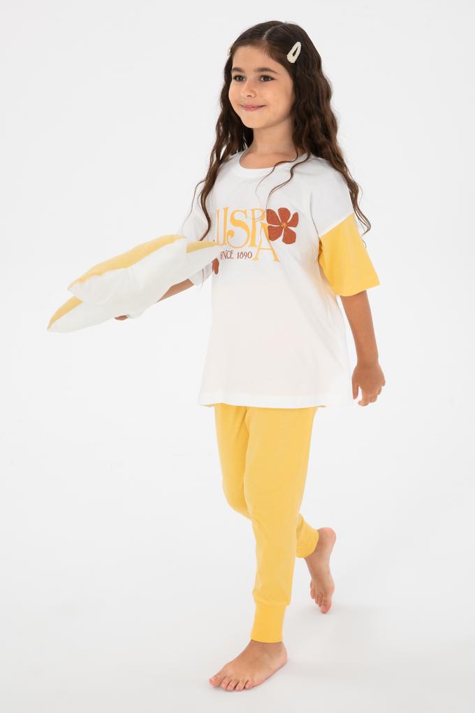 Kız Çocuk Sarı Alt Üst Takım