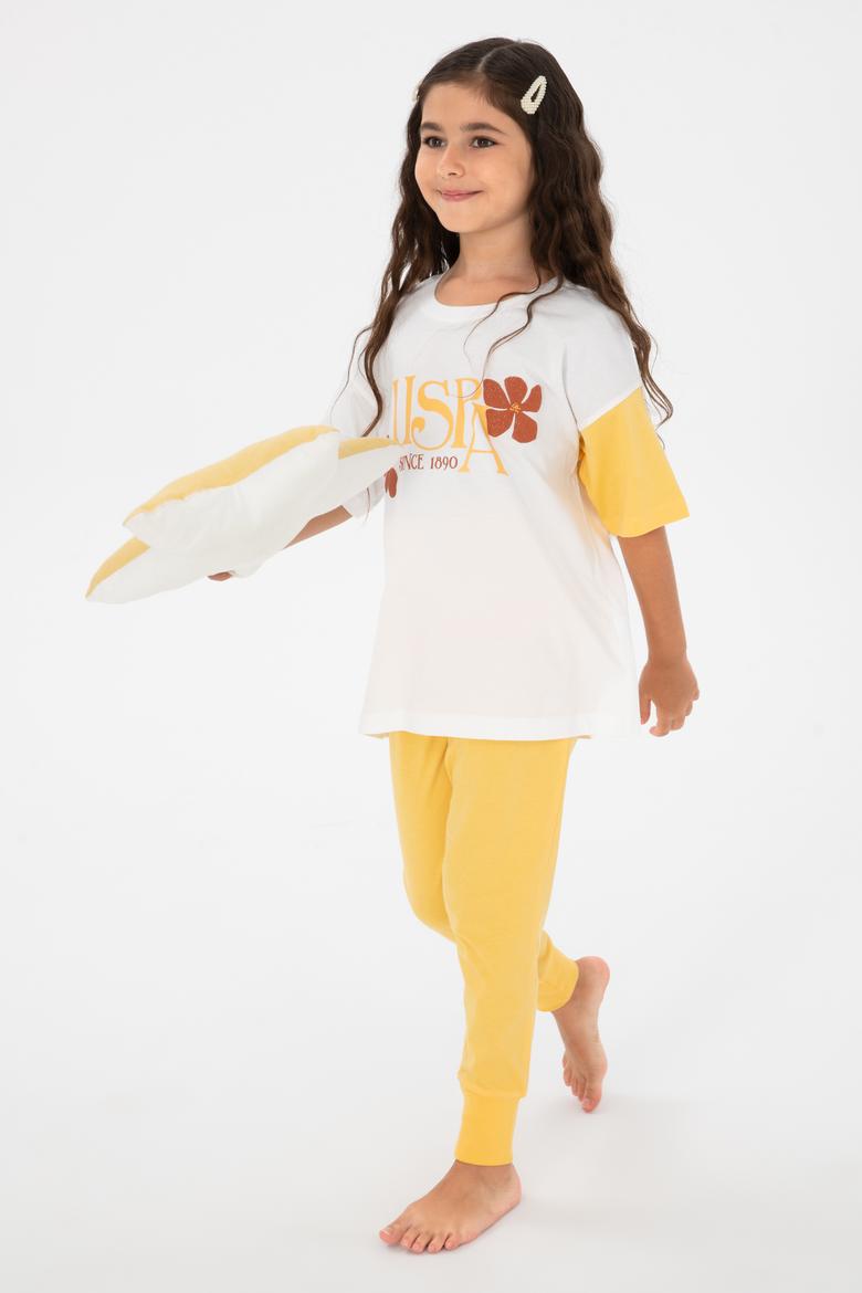 Kız Çocuk Sarı Alt Üst Takım